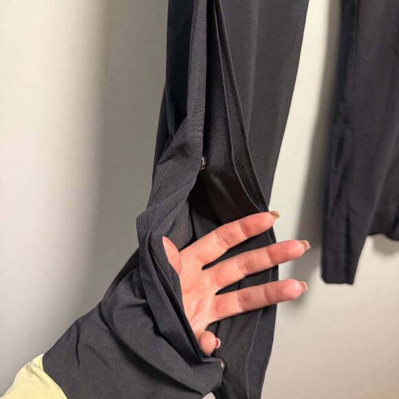 Athleta Tribeca Black Wide Leg Crop Pants 6 Tall - Picture 6 of 9